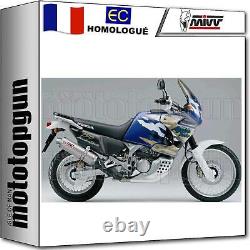 MIVV Escape Pot Cat-oem Oval Homologist Honda Xrv 750 Africa Twin 1993 93