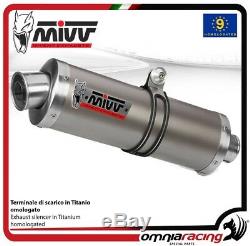 MIVV Oval Pot D'exhaust Approves Titanium Xrv750 Honda Africa Twin 1996 96