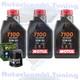 Motul 7100 20w50 Cutting Oil Kit For Honda Xrv750 Africa Twin Rd04 90-92