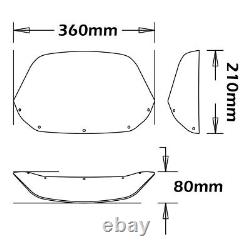 Original Isotta Windshield for Honda XRV Africa Twin 750 (1988-2002) SC185-T