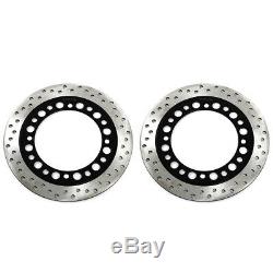 Pair 267mm Front Brake Discs For Honda Africa Twin Xrv750 Xrv 750 A 90+