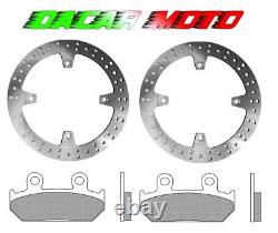 Pair Front Discs Pads Honda XRV 750 R Africa Twin 1990 1991 1050