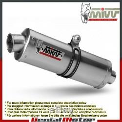 Pot D Echappament MIVV Oval Stainless For Honda Africa Twin Xrv 750 1996 96