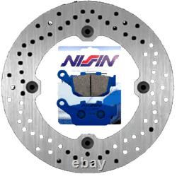 Rear Brake Disc NG Honda XRV 750 Africa Twin 1993 2000 + Brake Pad