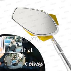 Rearview Mirror Model Viper Yellow Gold For Honda Xrv 750 Africa Twin Vf 1000