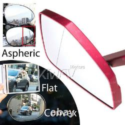 Red Motorcycle Mirrors Cleaver Style For Honda Xrv 750 Africa Twin Vf 1000