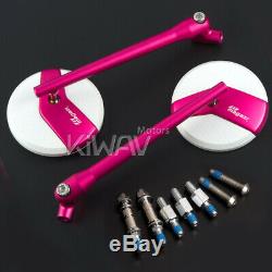 Retro Motorcycle Missie Pink + White Carbon For Honda Africa Twin 750 XIV Vf 1000