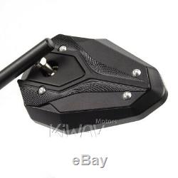 Retro Universal Adjustable Black Viperii XIV For Honda Vf 750 Africa Twin 1000