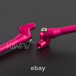 Retros Motorcycle Missie Pink + Carbon White For Honda Xrv 750 Africa Twin Vf 1000