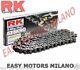 Rk Transmission Chain 525kro Silver 124 Maillons Honda Xrv Africa Twin 88-90