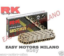 Rk Transmission Chain 525xso Gold 124 Maillons Clf Honda Xrv Africa Twin 88-90