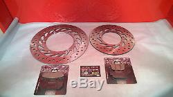 Set Discs Ant. And Post. With Pads Honda Africa Twin Xrv 650 1988 1989