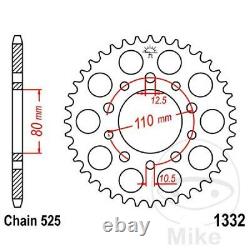 Silent Rk 525xso16-45gbr Transmission Set For Honda 750 Xrv Africa Twin 1993-19