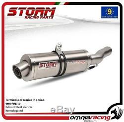 Storm Oval Pot D'exhaust Steel Approves Xrv750 Honda Africa Twin 932 002