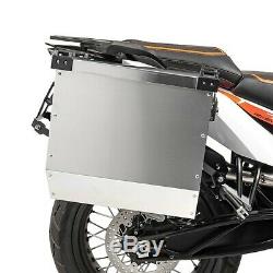 Suitcases Side Aluminum 2x36l + 16mm Kit For Honda Africa Twin Xrv 650/750