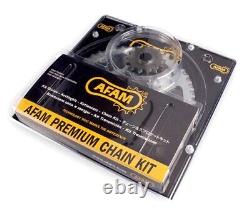 Afam Kit Chaîne Acier 525 XMR2 16x49 Honda XRV 650 Africa twin 1988-89