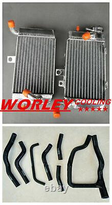 Aluminum radiator + black silicone hose for HONDA XRV750 XRV 750 AFRICA TWIN new