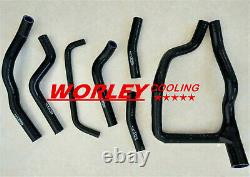 Aluminum radiator + black silicone hose for HONDA XRV750 XRV 750 AFRICA TWIN new