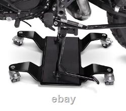 Béquille centrale + range moto pour Honda Africa Twin XRV 750 93-03 noir