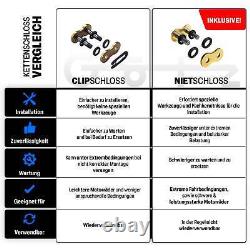 DID Kit De Chaînes X-Anneau VX3 pour Honda XRV 650 Africa Twin PD03 1988-1990