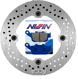 Disque Frein Arrière NG Honda XRV 750 Africa Twin 1990 1992 + Plaquette de Frein