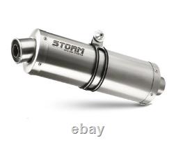 Echappement Storm by Mivv Oval Acier pour Honda Xrv 750 Africa Twin 1993 2002