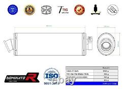 Échappement exhaust DOMINATOR OVAL XRV 750 AFRICA TWIN 90-92 RD04 + DB KILLER