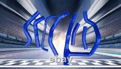 For HONDA XRV750 XRV 750 AFRICA TWIN BLUE silicone radiator hose