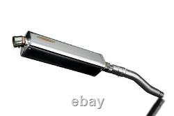 Honda XRV750 Africa Twin 1993-03 Echappement KIT-Silencieux 420mm Tri-Ovale Inox