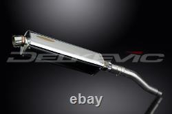 Honda XRV750 Africa Twin 1993-03 Echappement KIT-Silencieux 420mm Tri-Ovale Inox