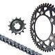 Kit Chaine Complet Renforcé Honda Xrv 650 Africa Twin Rd03 88-90 1988 1990