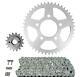 Kit Chaine Honda 750 Xrv Africa Twin 525 16x46 D. Couronne 80-110-12.5 Afam