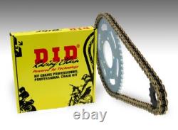 Kit chaine transmission DID HONDA XRV750 AFRICA TWIN 1990 1992 16/46 moto