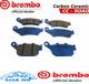 Plaquettes Frein Brembo Arrière Cc + Postérieurs Honda Xrv Africa Twin 750 1999