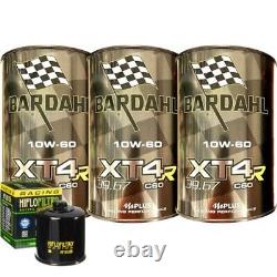 Set Entretien Huile Bardahl XT4R 10W60 pour Honda XRV750 Africa Twin 19932002