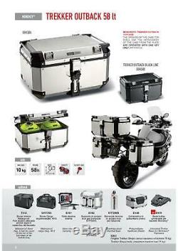 Set Givi Chassis + Coffre Outback OBKN58B Honda 750 XRV Africa Twin 1990-1992