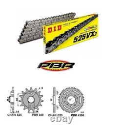 Set Transmission Honda XRV 750 Africa Twin Engrenage 45 Pignon 16 DID VX3 525