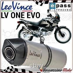 Silencieux Approuve Leovince LV One Evo Inox Honda Xrv Africa Twin 750 199-2005