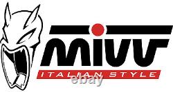 Silencieux approuve oval carbon mivv pour honda xrv 750 africa twin 1996 96