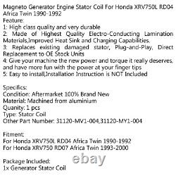 Stator Alternateur 31120-MY1-004 Pour Honda XRV750L RD04 Africa Twin 1990-1992