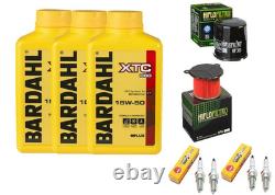 Tagliando Honda Xrv 650 Africa Twin Bardahl Xtc 15W50 Filtre Huile Aire Bougies